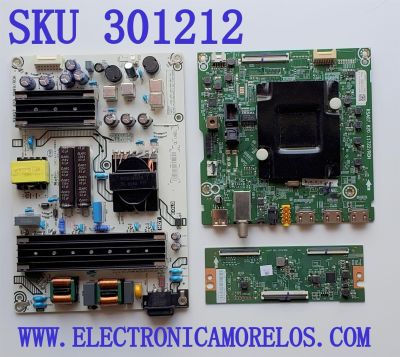 KIT DE TARJETAS PARA TV HISENSE·ROKU TV 4K·UHD·HDR / MAIN 316836 / RSAG7.820.11722/ROH / 316835 / T-CON 324295 / RSAG7.820.12673/ROH / 331567 / FUENTE 298323 / RSAG7.820.9999/ROH / HLL-9999WL / DISPLAY JR645R3HA3L / HV650QUB-F70 / MODELO 65R6E4 65A53FUR